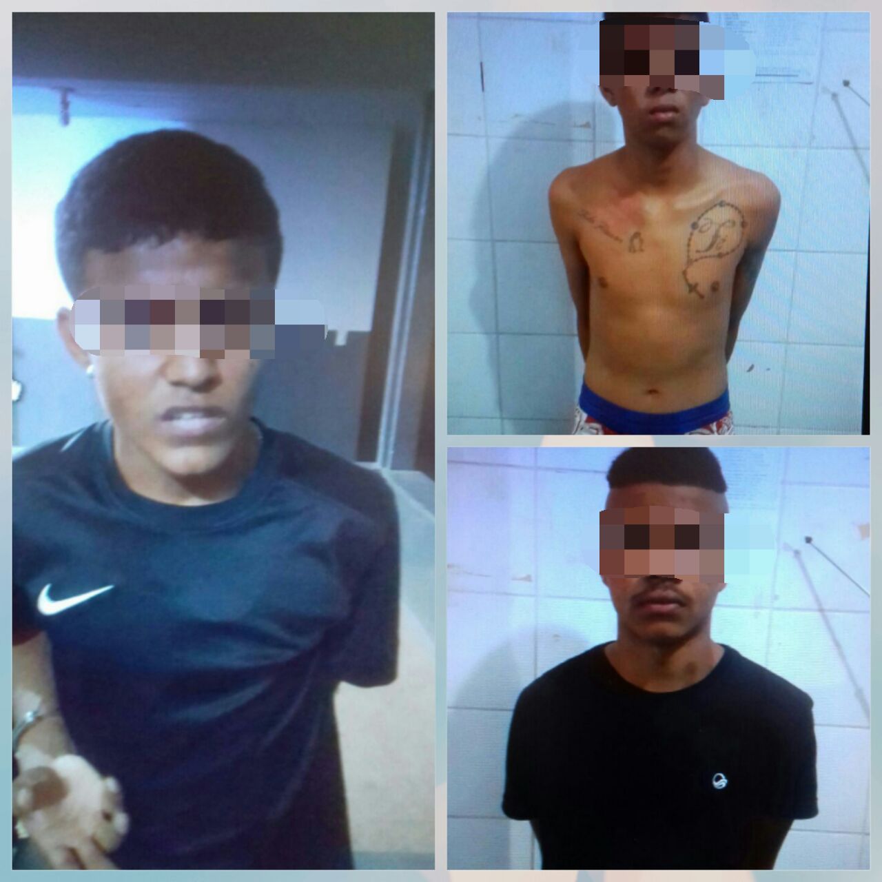 SAIBAM QUEM SÃO OS TRÊS ELEMENTOS QUE ESTAVAM FAZENDO UM ARRASTÃO NA CIDADE DE CODÓ, ROUBANDO CELULARES EM UMA MOTOCICLETA.