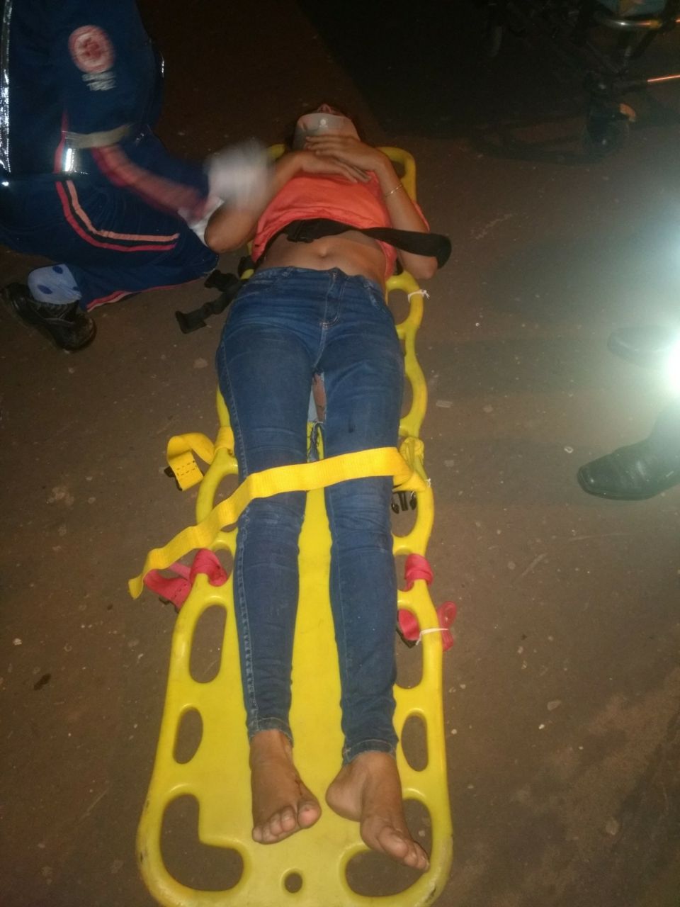 ACIDENTE REGISTRADO ENTRE AUTOMÓVEL E MOTOCICLETA NA RUA MARCOS ROCHA/TRIZIDELA EM CODÓ