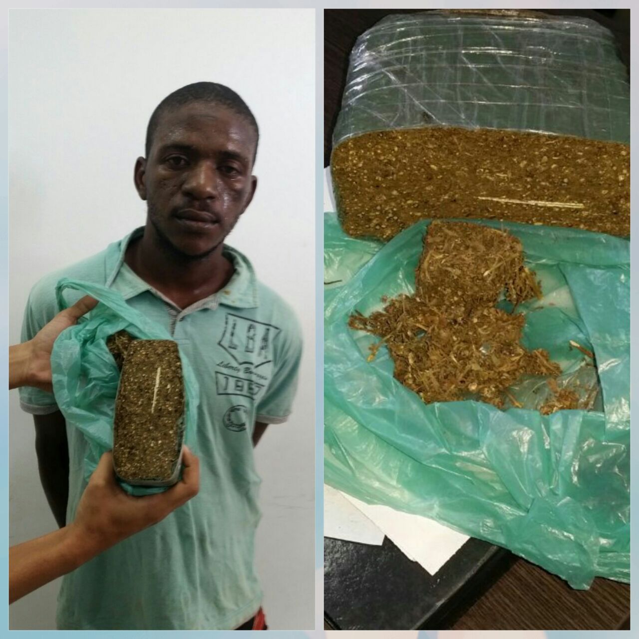 PM DE CODÓ APREENDE TABLETE DE MACONHA, E CONDUZ SUSPEITO A DELEGACIA.