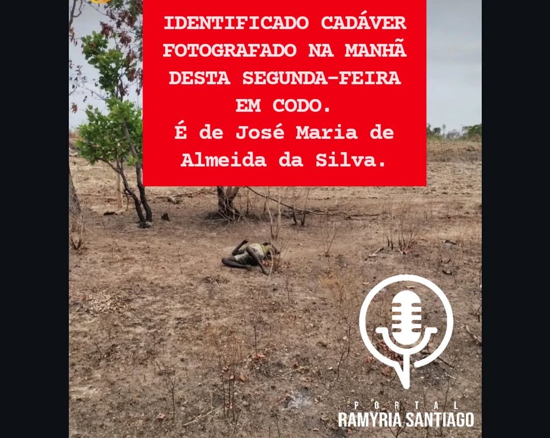 IDENTIFICADO CADÁVER FOTOGRAFADO NA MANHÃ DESTA SEGUNDA-FEIRA EM CODO.