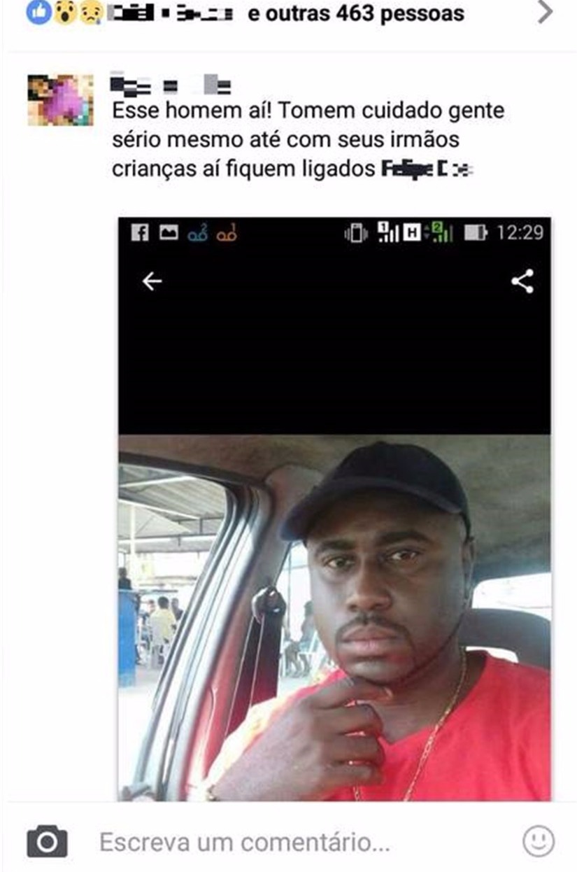 HOMEM TEM MEDO DE SAIR DE CASA APÓS SER VÍTIMA DE BOATOS EM REDES SOCIAIS
