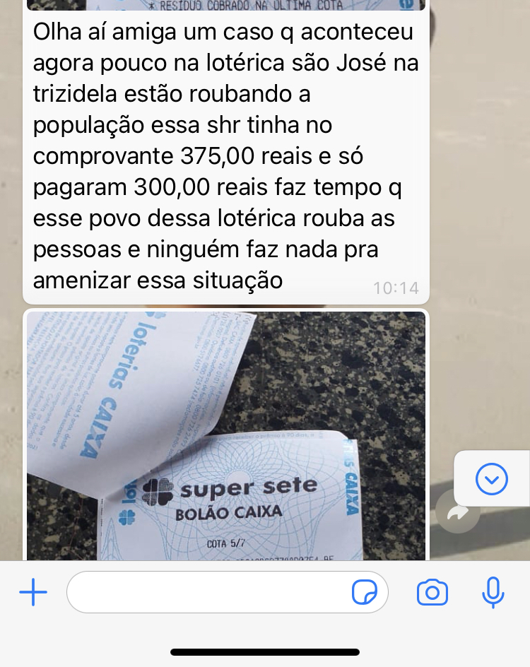 FUNCIONÁRIOS DA LOTÉRICA SÃO JOSÉ NA TRIZIDELA EM CODÓ ESTARIAM APLICANDO GOLPES EM PESSOAS CARENTES QUE VÃO SACAR O AUXÍLIO?? ENTENDA O CASO.
