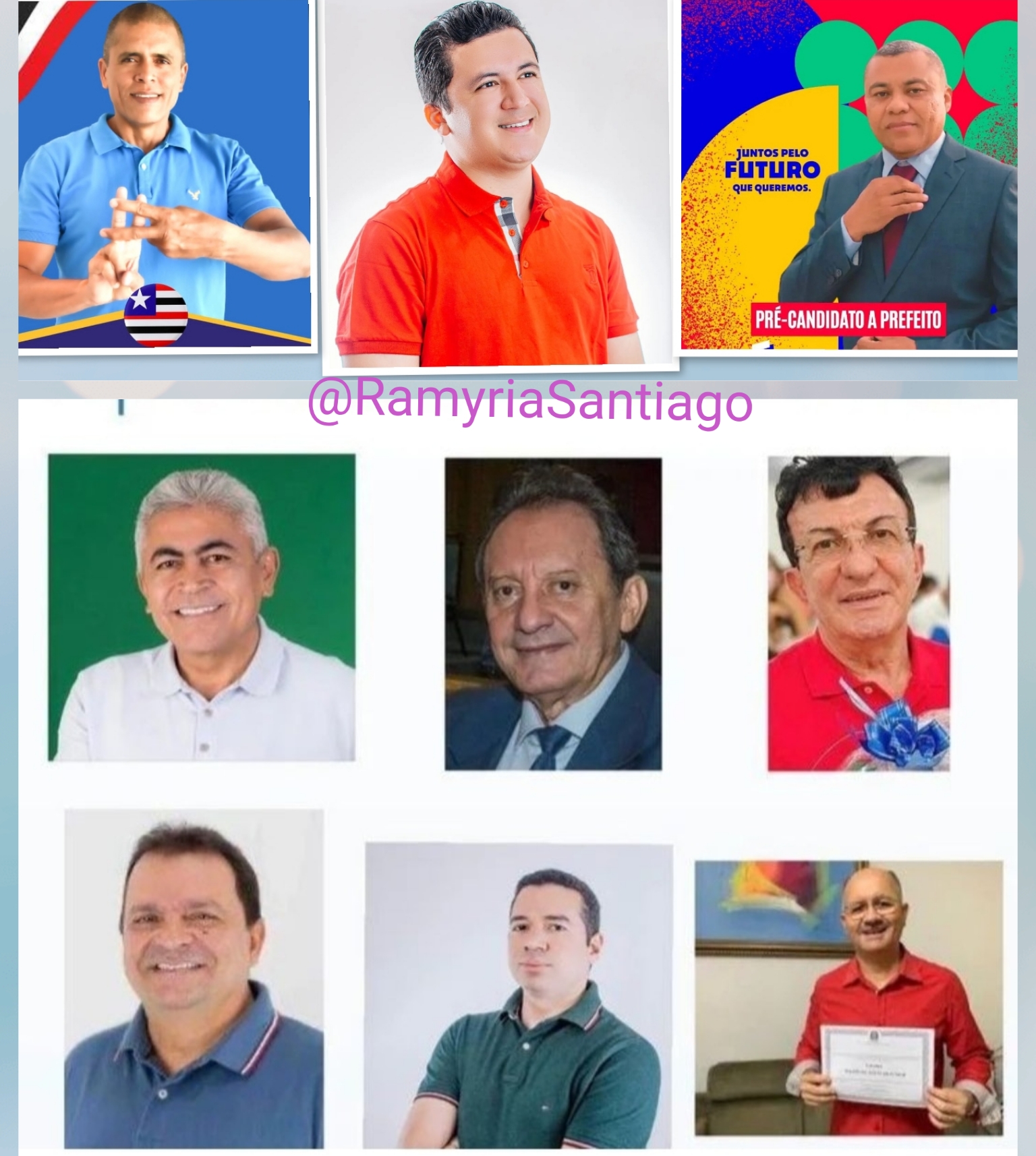 SE AS ELEIÇÕES FOSSE HOJE EM QUAL DESSES CANDIDATOS VOCÊ VOTARIA PARA PREFEITO DE CODÓ?