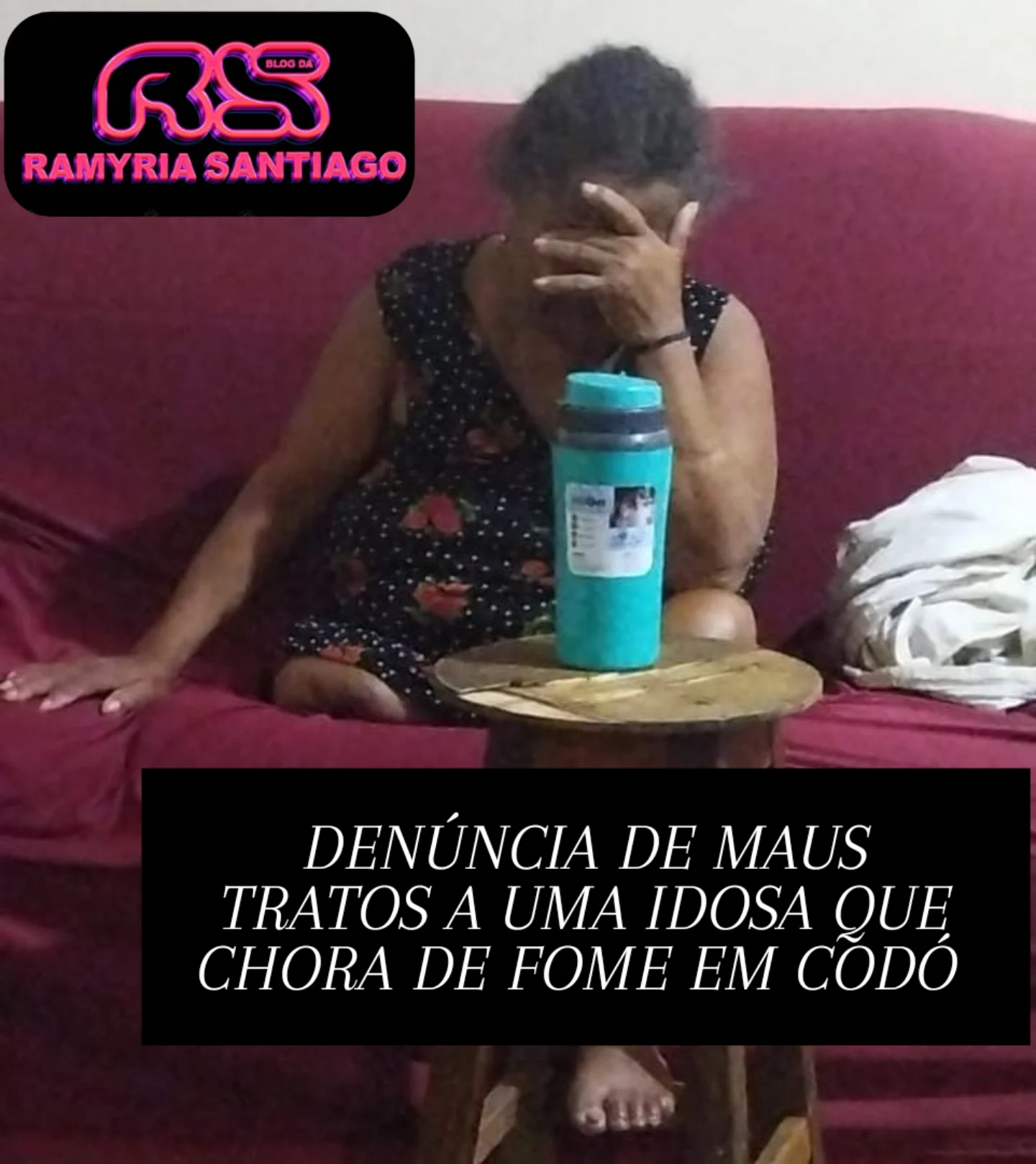 DENÚNCIA DE MAUS TRATOS HÁ UMA IDOSA EM CODÓ: MORADORES AFIRMAM QUE ELA CHEGA A CHORAR DE FOME
