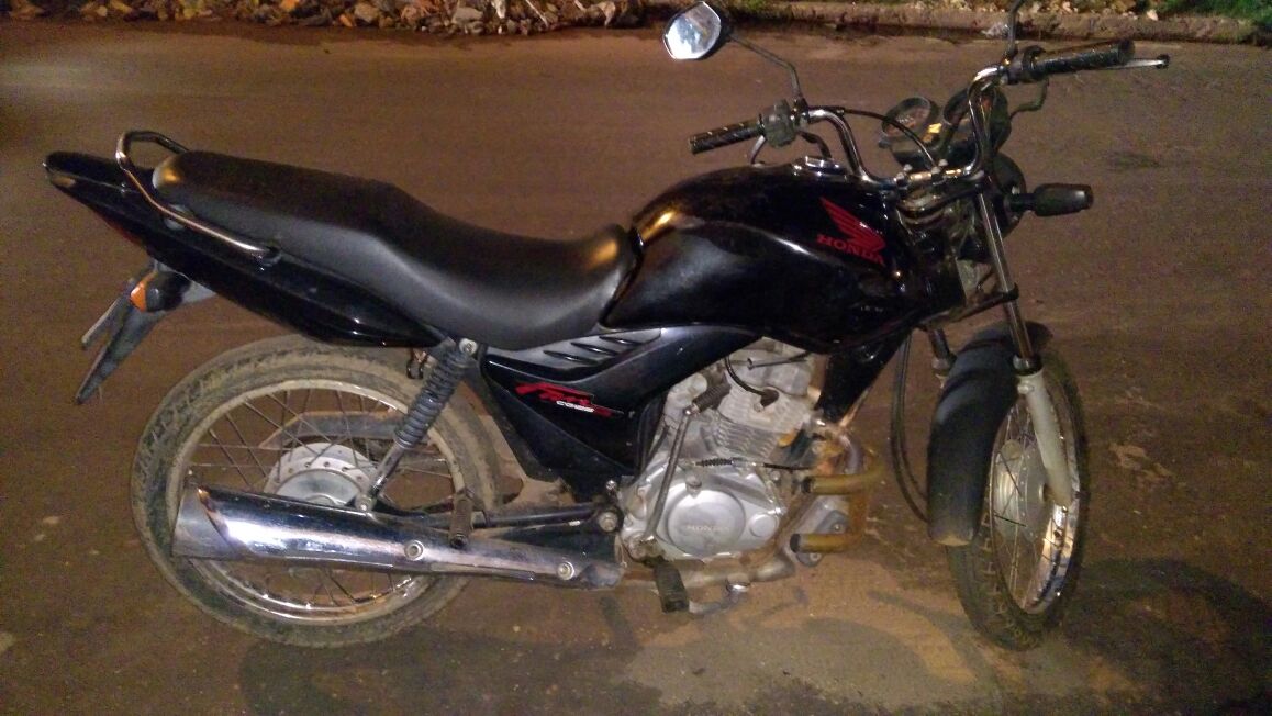 MOTOCICLETA COM REGISTRO DE ROUBO E FURTO É RECUPERADA PELA POLICIA MILITAR EM CODÓ