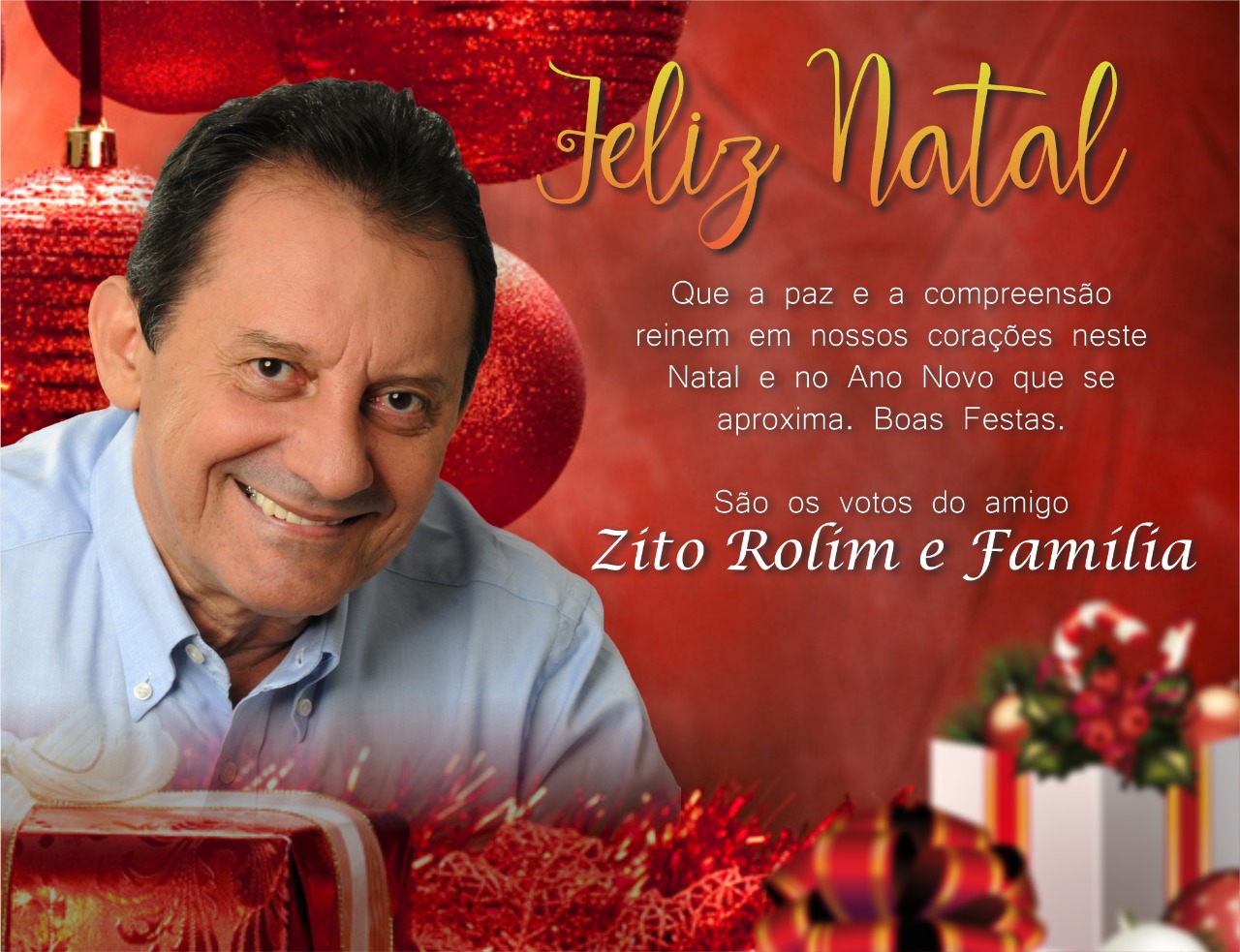MENSAGEM DE NATAL DE ZITO ROLIM AOS CODOENSES