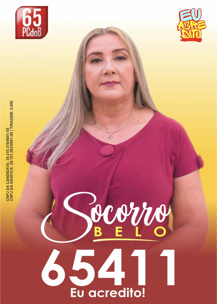 MULHERES NA POLÍTICA: CONHEÇA A CANDIDATA A VEREADORA SOCORRO BELO QUE TEM COMO REGRA DE VIDA CUIDAR DAS PESSOAS