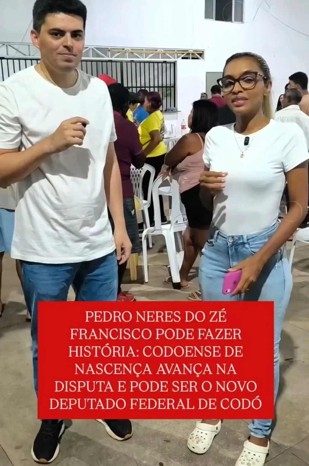 Filho do médico Zé Francisco, que também foi prefeito de Codó, Pedro Neres entra na disputa destacando sua ligação com a cidade onde nasceu e cresceu.