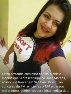 CANDIDATA MORRE DURANTE TESTE DE APTIDÃO FÍSICA DO CONCURSO DA PM (TAF)