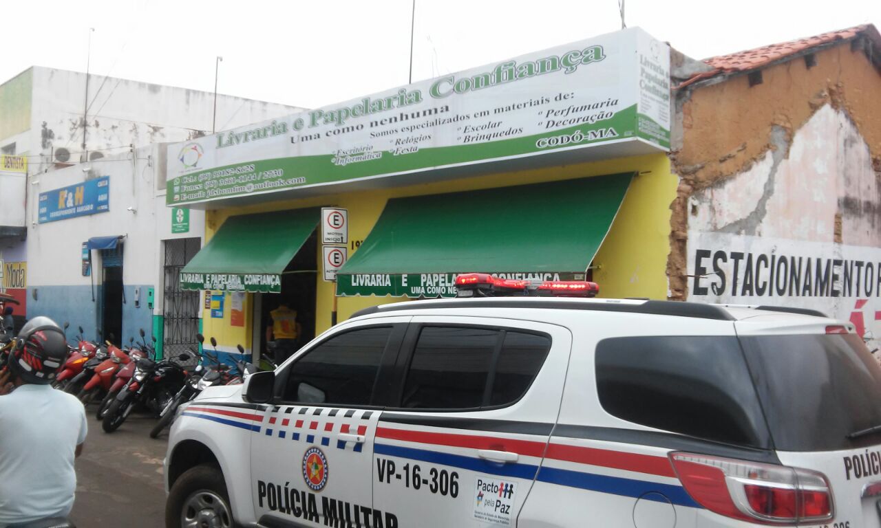 LIVRARIA E PAPELARIA É ARROMBADA NO CENTRO DE CODÓ PELA SEGUNDA VEZ.