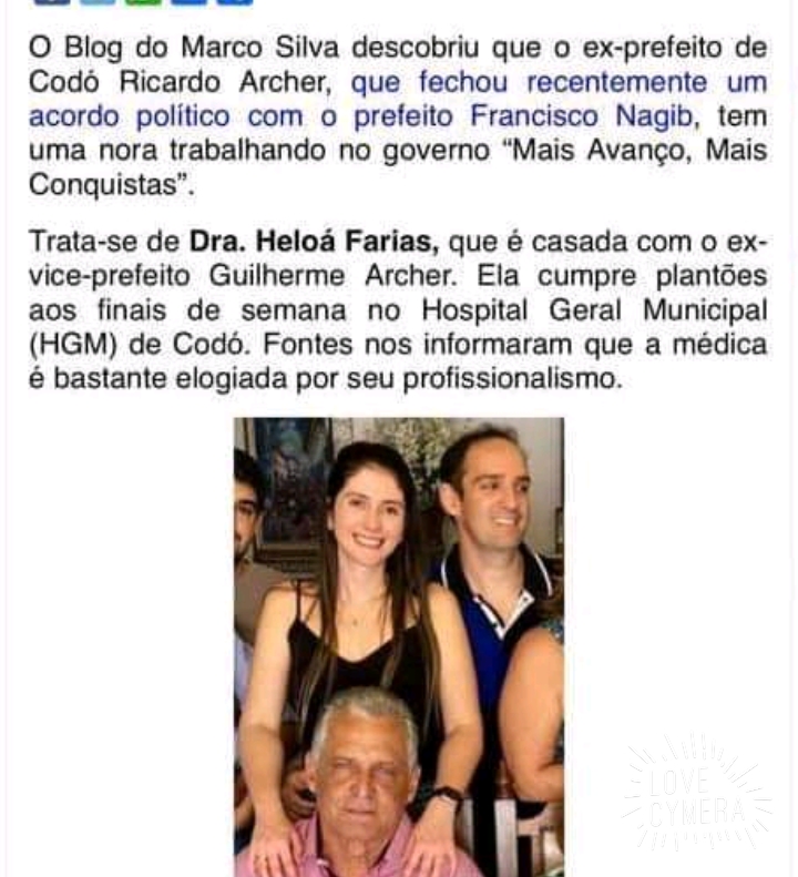 GUILHERME ARCHER DIZ QUE IRÁ PROCESSAR BLOG QUE COLOCOU INVERDADES CONTRA SUA ESPOSA QUE PRESTA SERVIÇOS NO HGM DE CODÓ