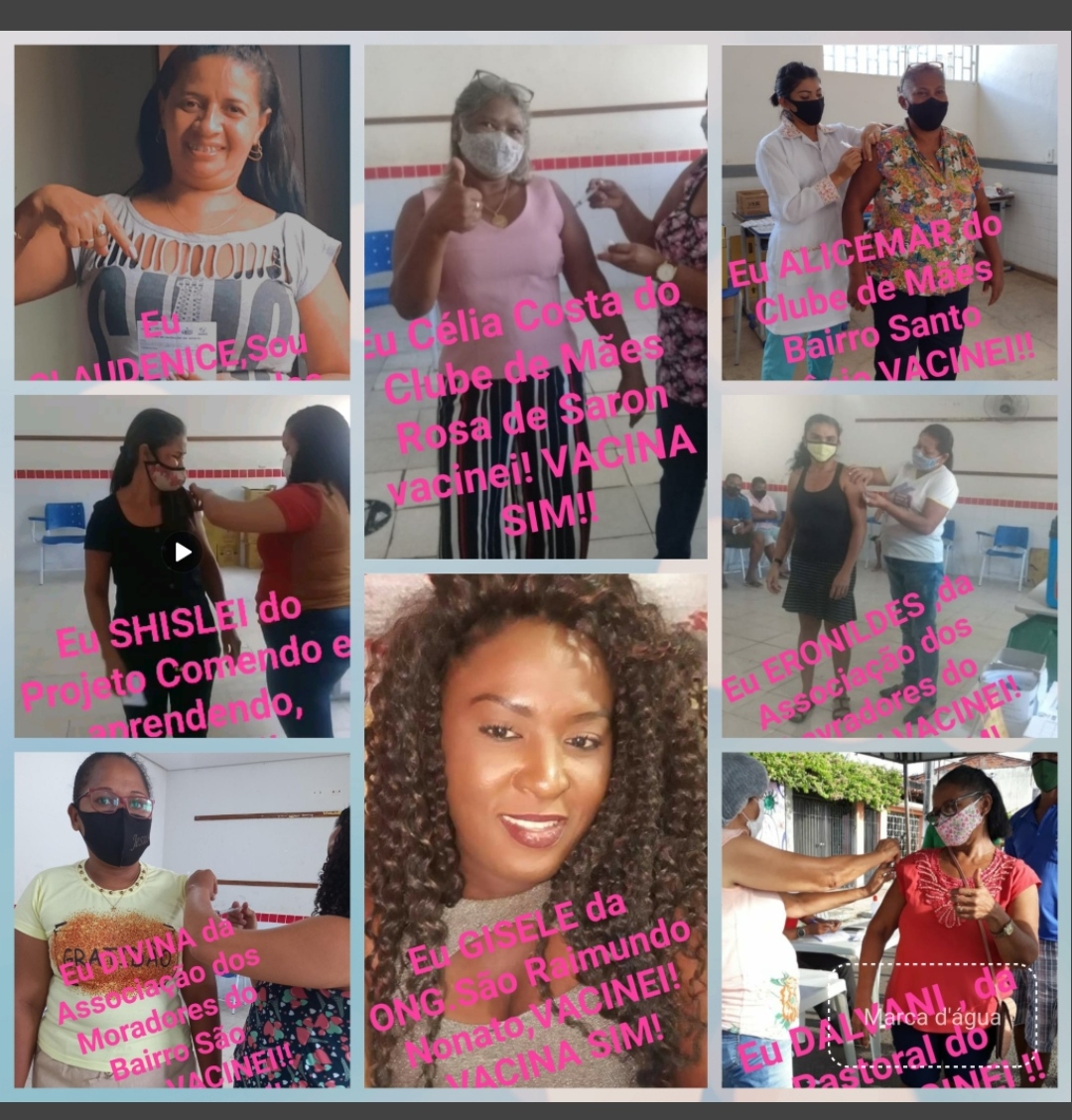 MULHERES CODOENSES E FORMADORAS DE OPINIÃO INCENTIVAM CODOENSES A TOMAREM A VACINA – VACINA SIM!!! CONHEÇA ESSAS MULHERES E O MOVIMENTO.