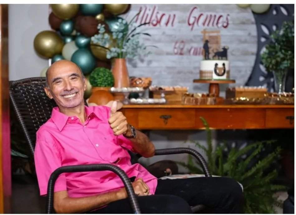 Faleceu na madrugada de hoje, 9 de julho de 2022, o empresário Nilson Gomes, aos 62 anos de idade.